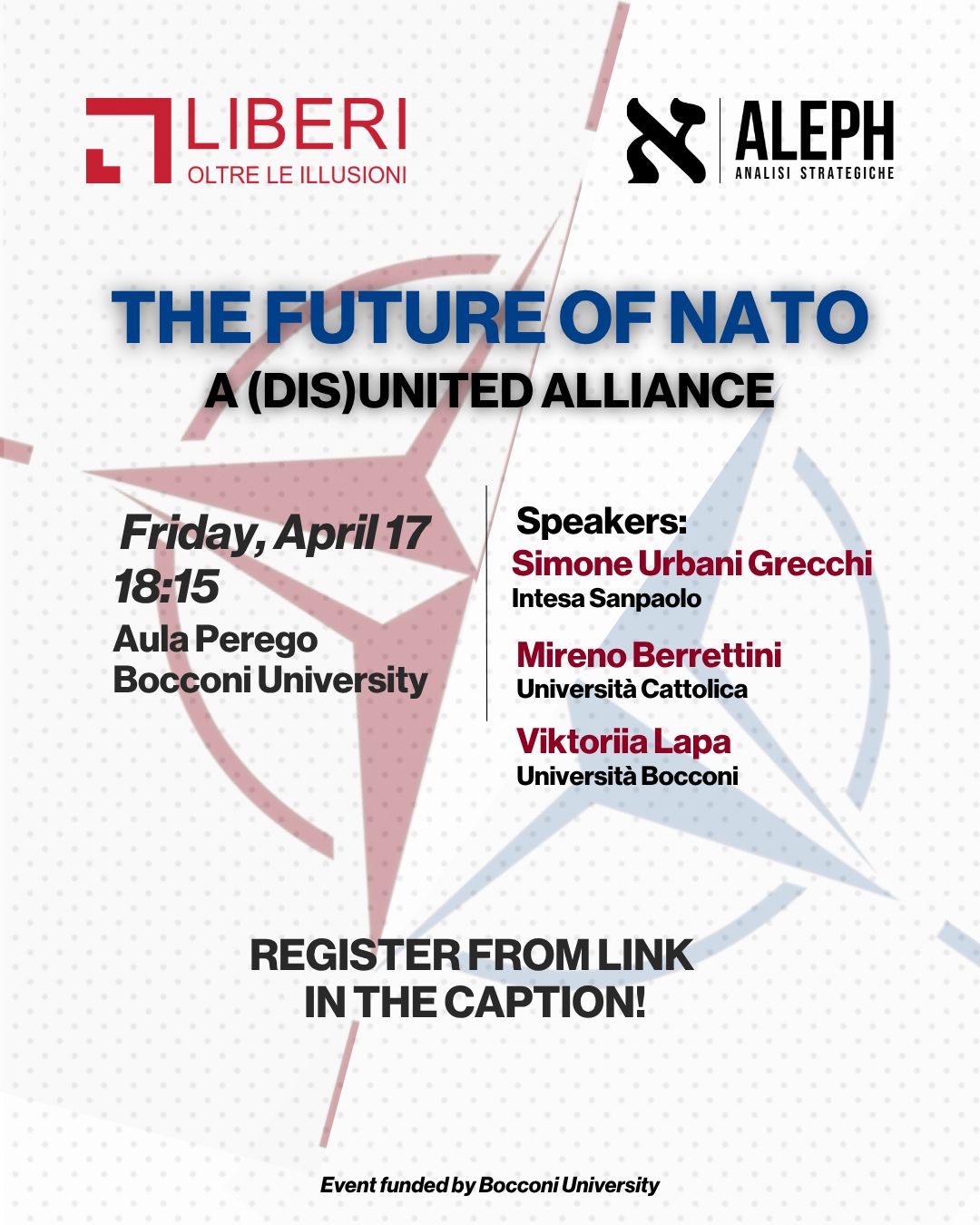 locandina evento | The Future of NATO