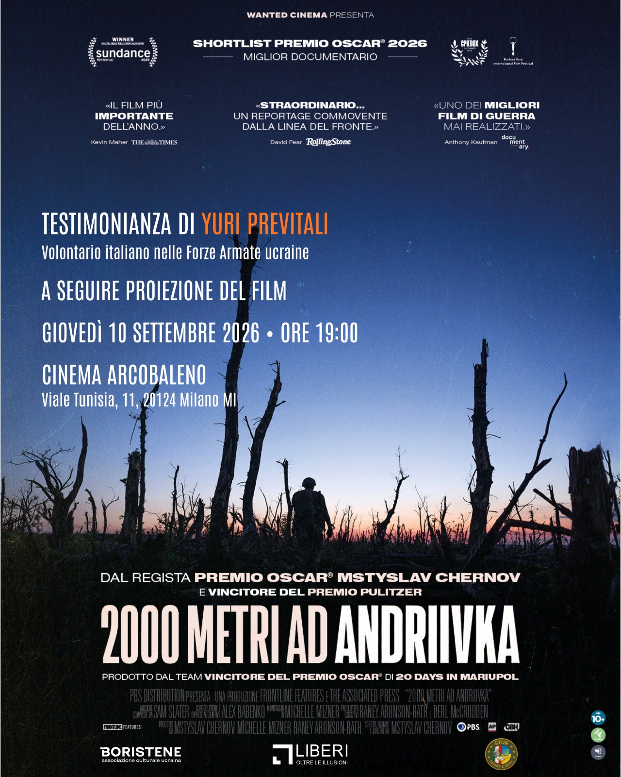 locandina evento | 2000 metri fino ad Andriivka con Yuri Previtali