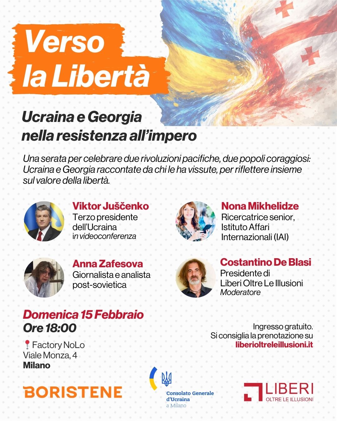 locandina evento | Verso la Libertà